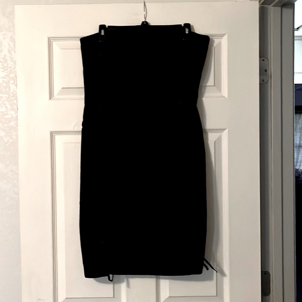 NWT EXPRESS WOMEN’S STRAPLESS LITTLE BLACK DRESS : SIZE 13/14
